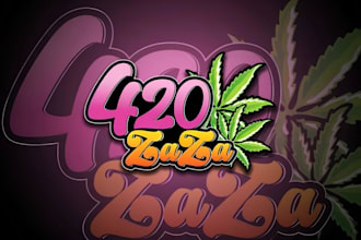 do cannabis, marijuana, weed, hemp, cbd and mascot logo with creative thinking