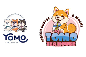 design kawaii japanese style logo for vtuber