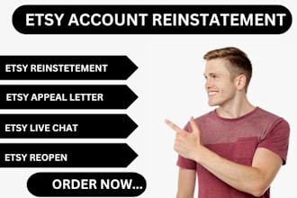 reinstate etsy suspension and etsy reinstatement with appeal letter, etsy reopen