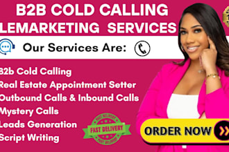 do cold calling telemarketing script writing and appointment setting