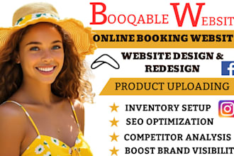 build booqable rental website, online booking website booqable online rental SEO