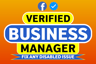 create verified fb business manager with unlimited spending limit ad account