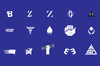 create vector custom website icon design set