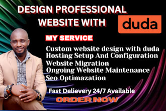 design professional duda website to grow your business