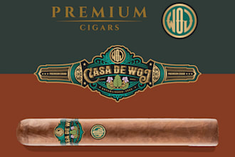make a cigar label, cigar logo, cigar band and cigar box design