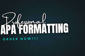 format edit your apa book