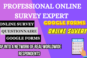 collect or distribute responses for your online survey or questionnaire