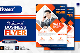 create flyer poster banner and brochure design