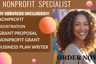 write nonprofit business plans, grant proposals, fundraising content  bylaw