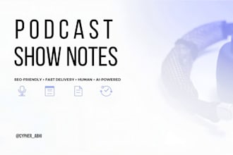 write engaging podcast show notes that boost your SEO