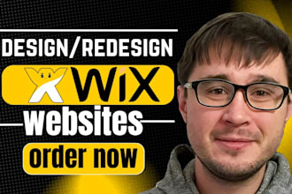 build custom responsive wix studio website design with ecommerce and booking