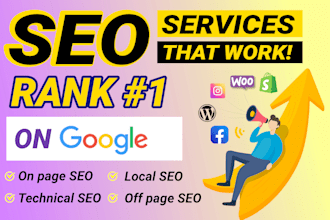 onpage technical SEO service for wordpress shopify wix squarespace website