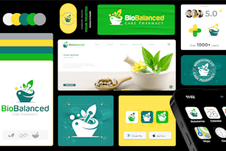 create custom medical mental health pharmacy dental wellness consulting logo