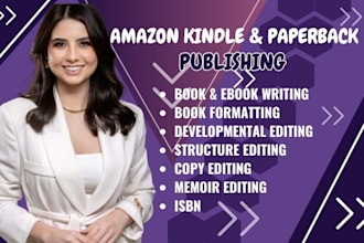 professionally format and publish your book on amazon KDP
