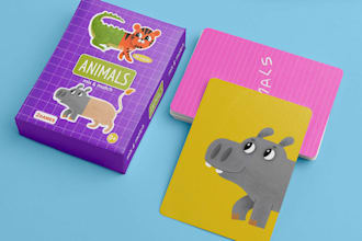 design printable kids educational card games flashcards learning memory cards