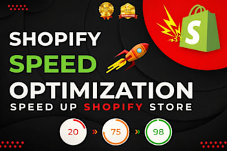 shopify speed optimization, shopify website speed, shopify pagespeed score up