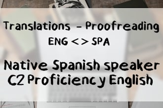 translate your text into english or spanish