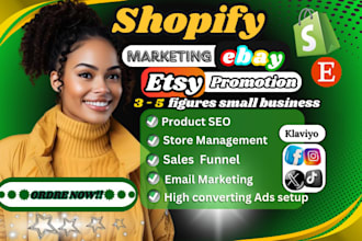 promote and advertise your etsy, shopify, ebay, amazon store to boost sales