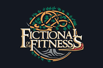 design unique high quality fitness, fantasy book logo