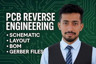 reverse engineer any pcb and recreate schematics and layout