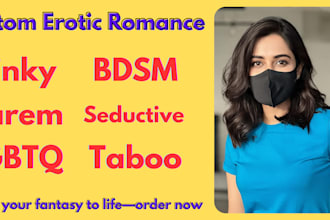 write custom  bdsm taboo and erotic romantic stories