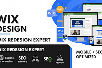 wix website design redesign wix website wix online store wix velo shopify to wix