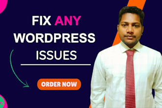 fix wordpress errors, bugs, elementor issues, and provide expert wp help