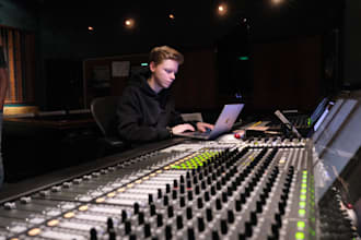 create a full song production in afro house, melodic deep house or pop