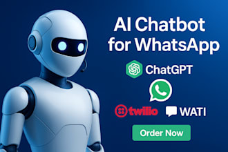 whatsapp ai chatbot whatsapp automation with chatgpt, twilio, wati, or meta API