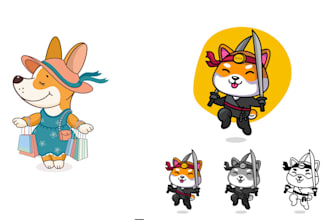 design cute kawaii logo for vtuber and streamer