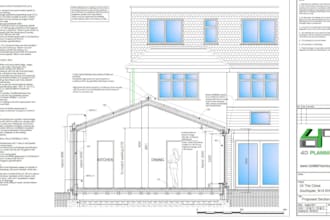 draw UK building regulations drawings with notes