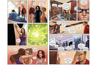 draw anime manga comic book illustration comic book artist manga comic book page