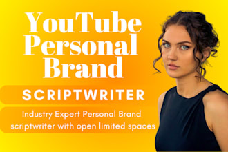 write you a premium scripts for your personal brand