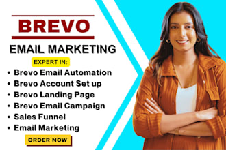 set up brevo email templates for your campaign,automation and brevo landing page