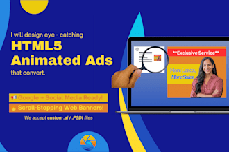 design eye catching HTML5 animated ads that convert