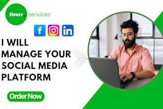 setup all social media accounts, facebook business page