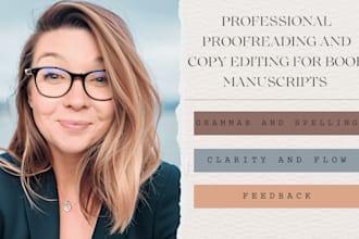 edit your manuscript for plot, tone, grammar, and flow