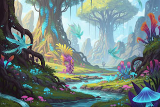 design fantasy worlds and environment art