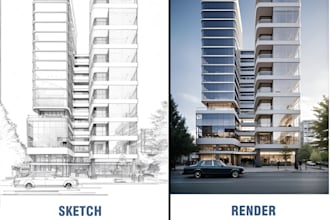 create stunning ai renders from your 3d model, screenshot or sketch
