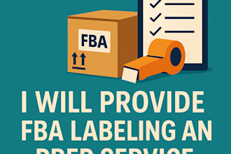provide labeling and prep service for your amz ca inventory