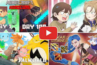 draw custom youtube thumbnails in any style