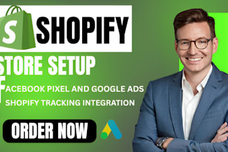 set up integrate facebook pixel and google ads tracking with