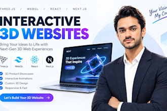 build interactive 3d websites with three js, webgl and typescript