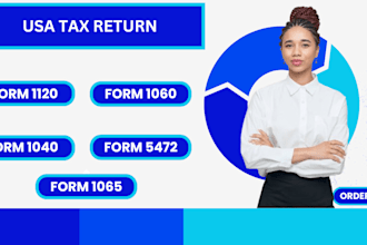prepare and file tax return form 1120 5472 1065 1040 boi