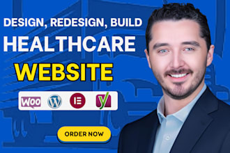 design medical, healthcare, hospital, doctor, and clinic website