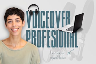 grabaré voiceover profesional en español latino dominicano para tu proyecto