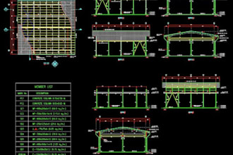 do light gauge steel farming and structural design autocad expertly done