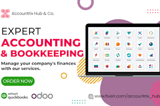 do bookkeeping, accounting, implementation configure module in odoo