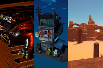 create 3d props for your game, animation or render