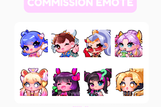 create custom twitch and discord emote and badges